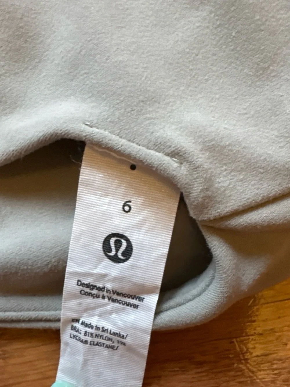 lululemon athletica One-Shoulder sports bra athletic Top in light grey